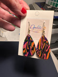 Carnival Confetti Butterfly Earrings