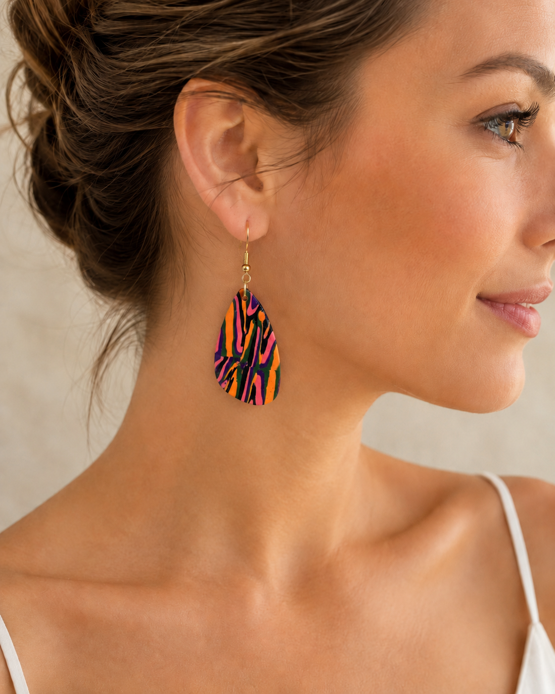 Carnival Confetti Butterfly Earrings
